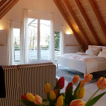 Im Schlossgartenhaus Am Bodensee Mit Balkon Und Gartenterrasse In Konstanz